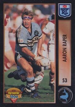 1994 Dynamic Rugby League Series 1 #53 Aaron Raper Front